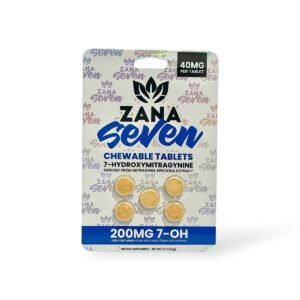 Zana Seven 7- Hydroxymitragynine Chewable Tablets 40mg